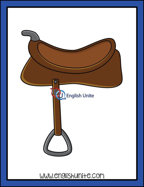 clip art - saddle