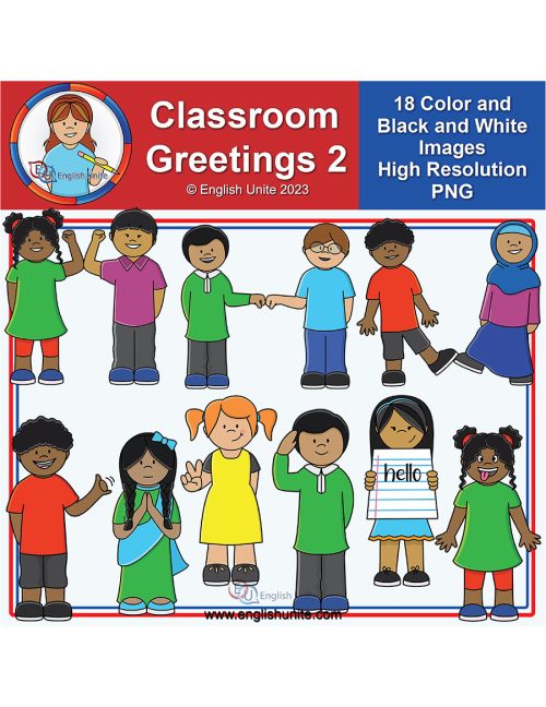 clip art - classroom greetings 2