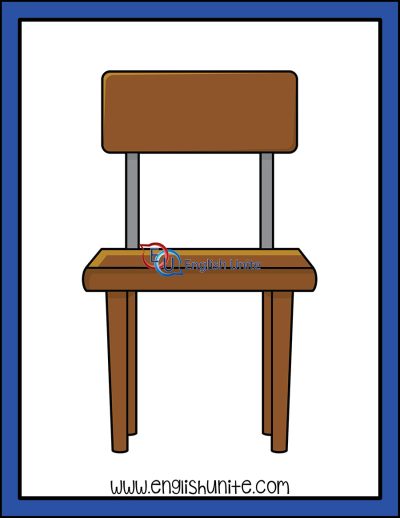 clip art - chair front