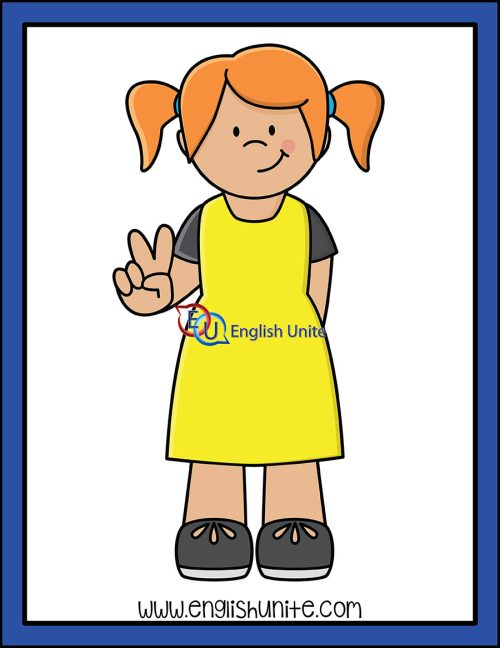 clip art - greeting - peace sign