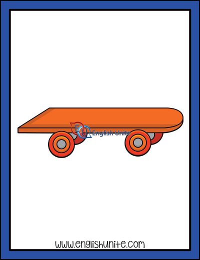 clip art - skateboard