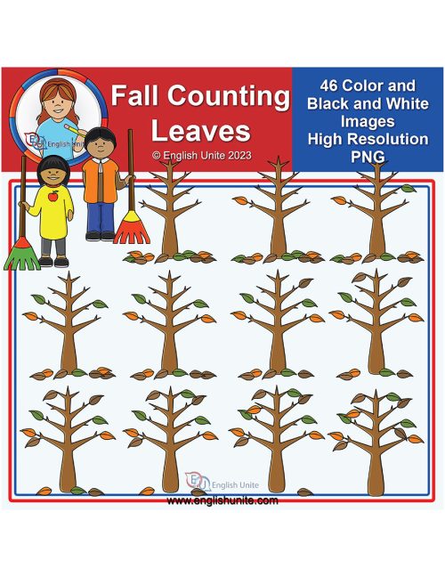 clip art - counting leaves