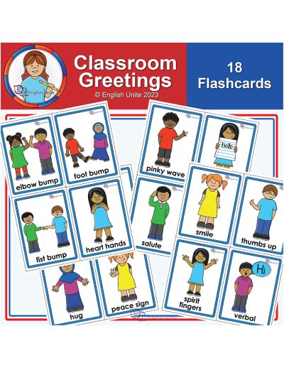 flashcards - classroom greetings