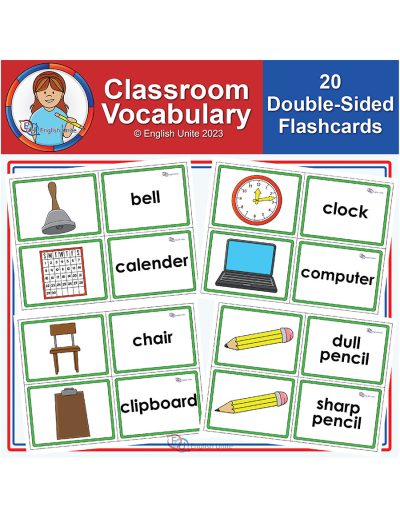 Flashcards - classroom vocabulary