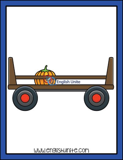 clip art - counting pumpkins one