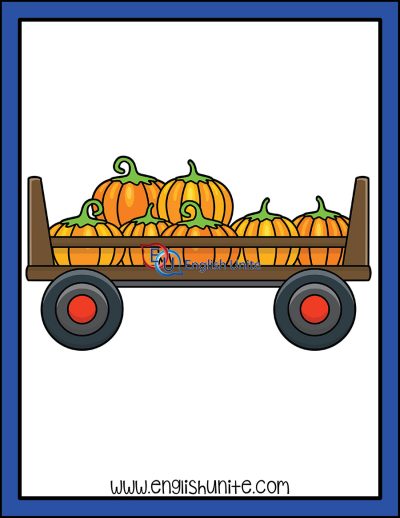 clip art - counting pumpkins seven