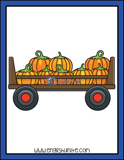 clip art - counting pumpkins eight