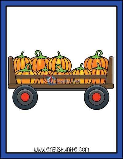 clip art - counting pumpkins nine