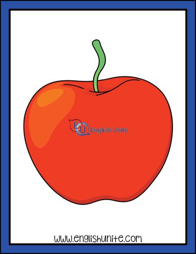 clip art - fall noun apple