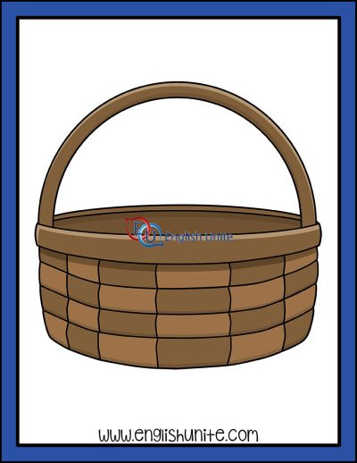 clip art - fall noun basket