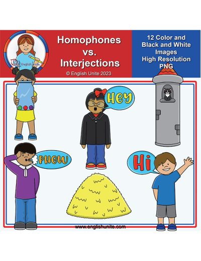 clip art - homophones vs interjections