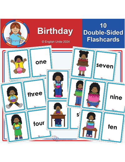 flashcards - birthday numbers