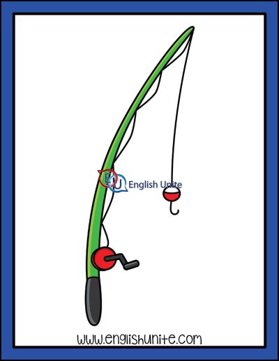 clip art - spring noun fishing rod