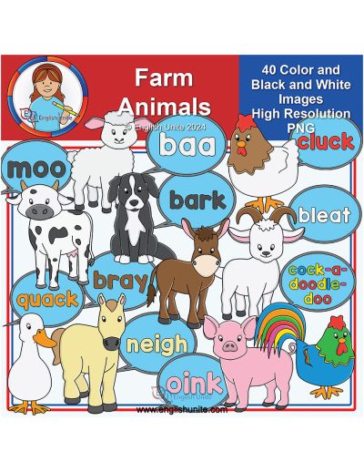 clip art - farm animals