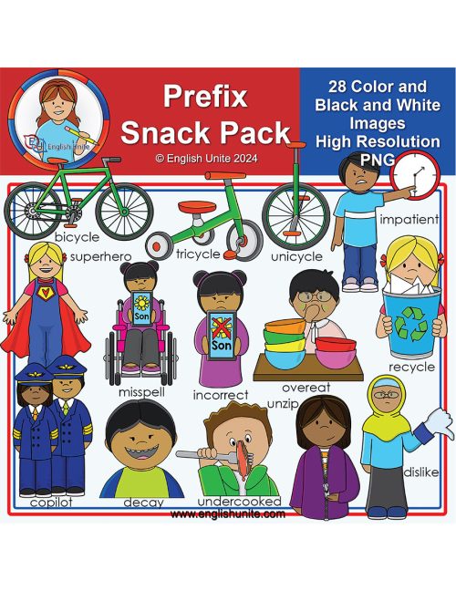 clip art pack - prefix snack pack