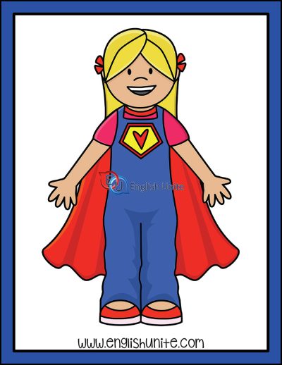 clip art - superhero