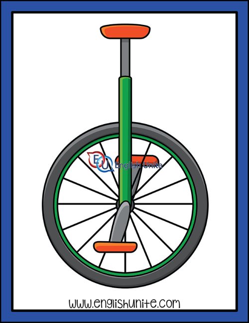 clip art - unicycle