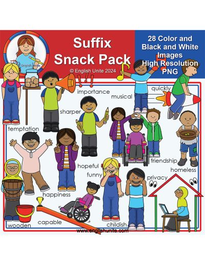 clip art - suffix snack pack